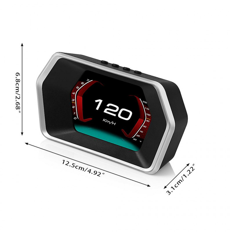 Lcd Display Obd Gps Auto Hud Monitor Projector For Vehicles With Suction Cup