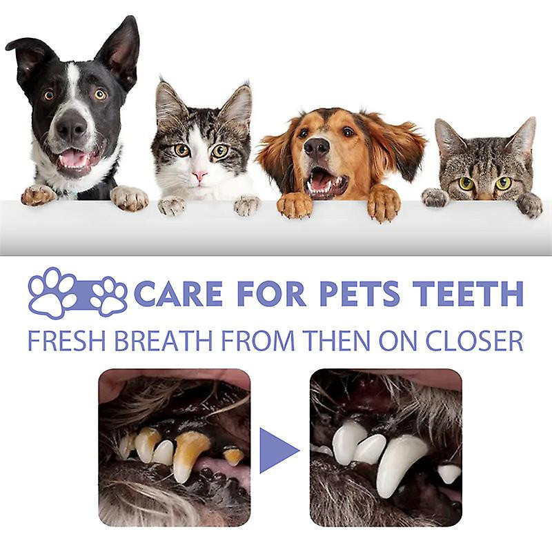 2pcs Pet Teeth Cleaner Spray Tartar Dirty Remover Puppy Mouth Fresher Déodorant Chaton Prévenir le calcul oral [...]