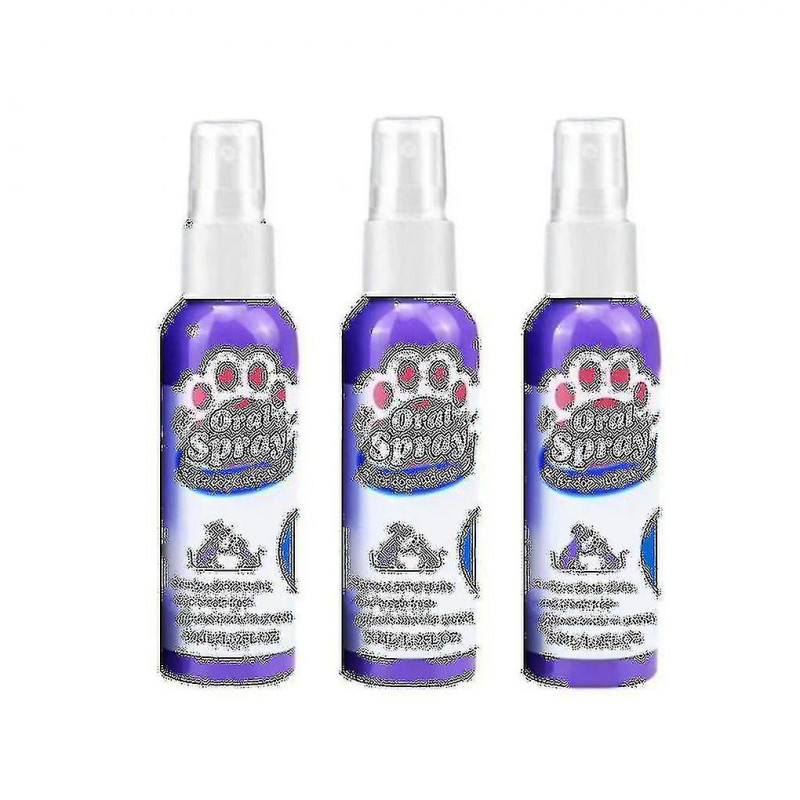 3pcs Pet Oral Spray Nettoyage des dents pour chiens et chats Mauvaise haleine Tartre Élimination de la plaque [...]