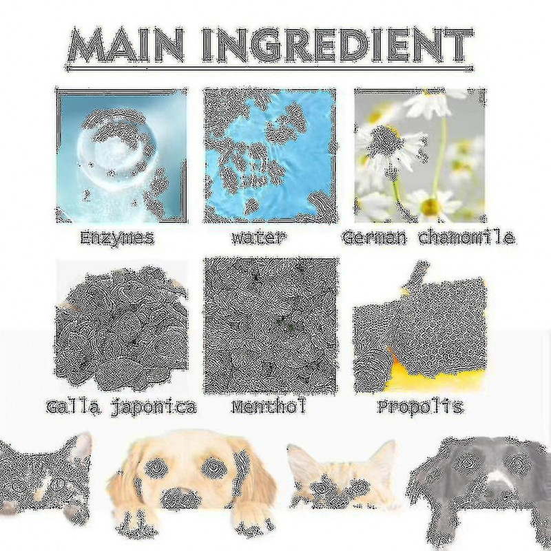 3pcs Pet Oral Spray Nettoyage des dents pour chiens et chats Mauvaise haleine Tartre Élimination de la plaque [...]