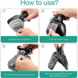 Dog Poop Scooper, Portable Pet Toilet Waste Pickup With Bag Dispense, Sanitary Waste Pick Up For Dog And Cat, [...]