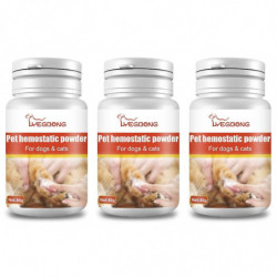 3pcs Pet Wound Care Poudre Plaie Et Soins De La Peau Pour Chat Et Chien Combat Les Infections 3pcs Pet Wound Care Poudre Plaie Et Soins De La Peau Pour Chat Et Chien Combat Les Infections