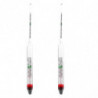 2pcs Fish Tank Accurate Hydrometer Salt Water Salinity Meter Salinimeter Glass Floating Areometer