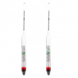 2pcs Fish Tank Accurate Hydrometer Salt Water Salinity Meter Salinimeter Glass Floating Areometer