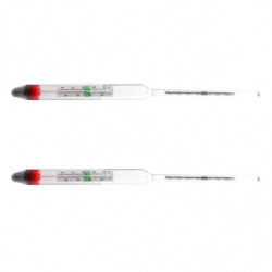 2pcs Fish Tank Accurate Hydrometer Salt Water Salinity Meter Salinimeter Glass Floating Areometer