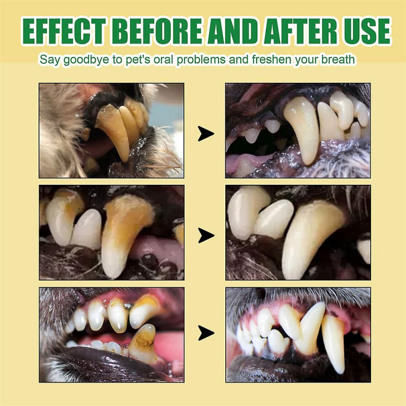 1-3pcs Pet Tooth Cleaning Spray Dog Oral Care Bad Teeth Breath Freshener Plaque Remove