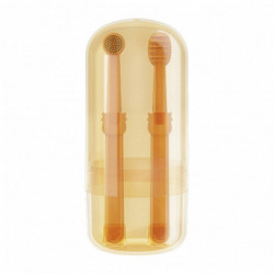 1 Set Pet Toothbrush Cats Dogs Teeth Cleaning Brush Soft Silicone Toothbrush with Storage Box