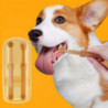1 Set Pet Toothbrush Cats Dogs Teeth Cleaning Brush Soft Silicone Toothbrush with Storage Box