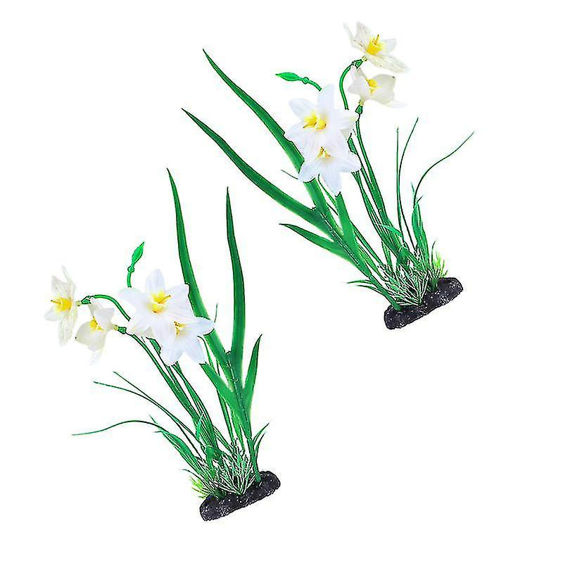 1pcs fish tank decorations Flower For Fish Tank