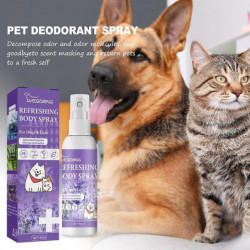 50ml Déodorant Chien Chat Contient Vaporisateur de Parfum Liquide Naturel Plant Formula Pet Spray, Faites sentir [...]