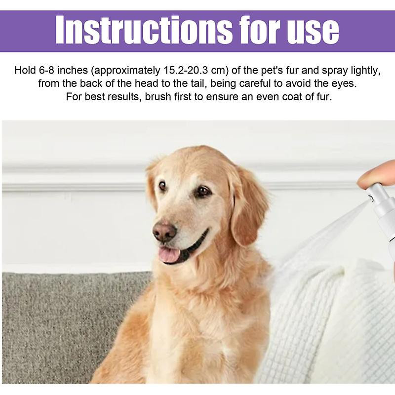 50ml Déodorant Chien Chat Contient Vaporisateur de Parfum Liquide Naturel Plant Formula Pet Spray, Faites sentir [...]