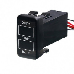 Dual Temperature Display Inside And Outside The Car Dual Temperature Sensor For Toyota Corolla Reiz Prado Prius