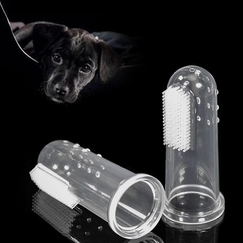 1pcs Pet Cat Dog Toothbrush Soft Finger Brush Dog Plus Bad Breath Dental Care Tartar Dog Cat Teeth Care Pet Supplies