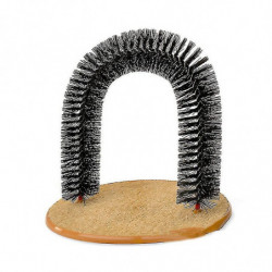 The Cat Massager, Cat Hair Brush For Grooming With Pad, Cat Face Scratchers, Durable Brusher, Cat Rubbing Post &