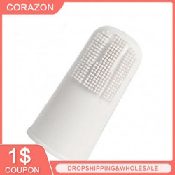 Super Soft Pet Finger Toothbrush Teddy Dog Brush Bad Breath Tartar Teeth Tool Dog Cat Gum Care