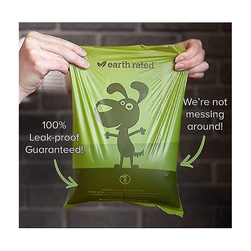 Sacs de crottes de chien, Garanti étanche, Rouleau de recharge de sac de crottes de chien extra épais, parfumé à [...]