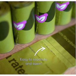 Sacs de crottes de chien, Garanti étanche, Rouleau de recharge de sac de crottes de chien extra épais, parfumé à [...]