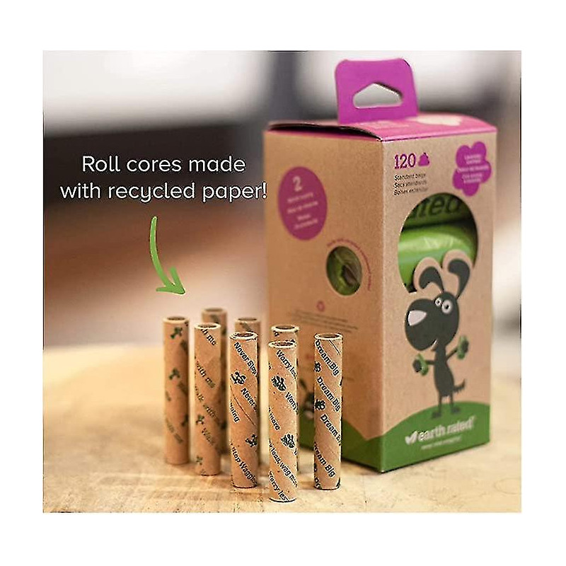 Sacs de crottes de chien, Garanti étanche, Rouleau de recharge de sac de crottes de chien extra épais, parfumé à [...]