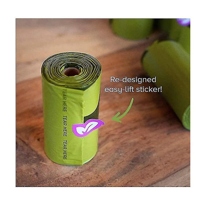 Sacs de crottes de chien, Garanti étanche, Rouleau de recharge de sac de crottes de chien extra épais, parfumé à [...]