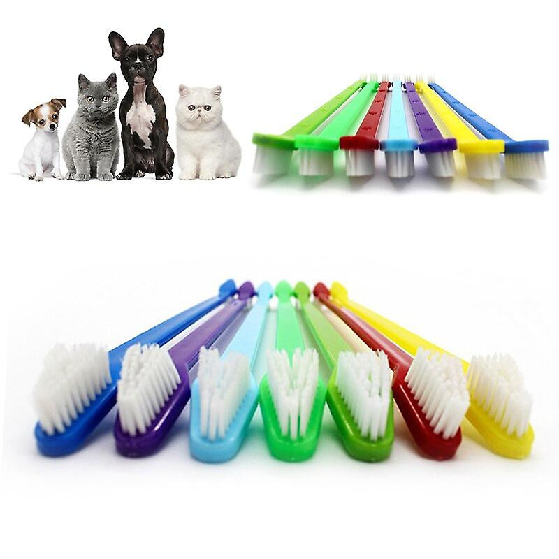 1/5pcs Pet Cleaning Toothbrush Set Double Head Dog Cat Tooth Cleaner Efficient Removal Of Stain Toothbrush For [...]