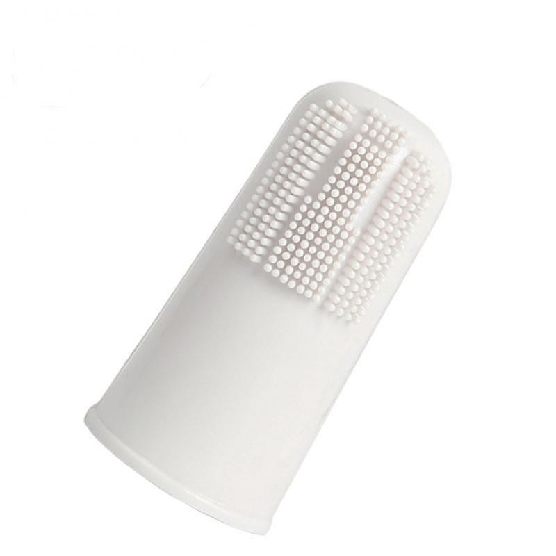 Super Soft Pet Finger Toothbrush Teddy Dog Brush Bad Breath Tartar Teeth Tool Dog Cat Gum Care Cleaning Pet Supplies