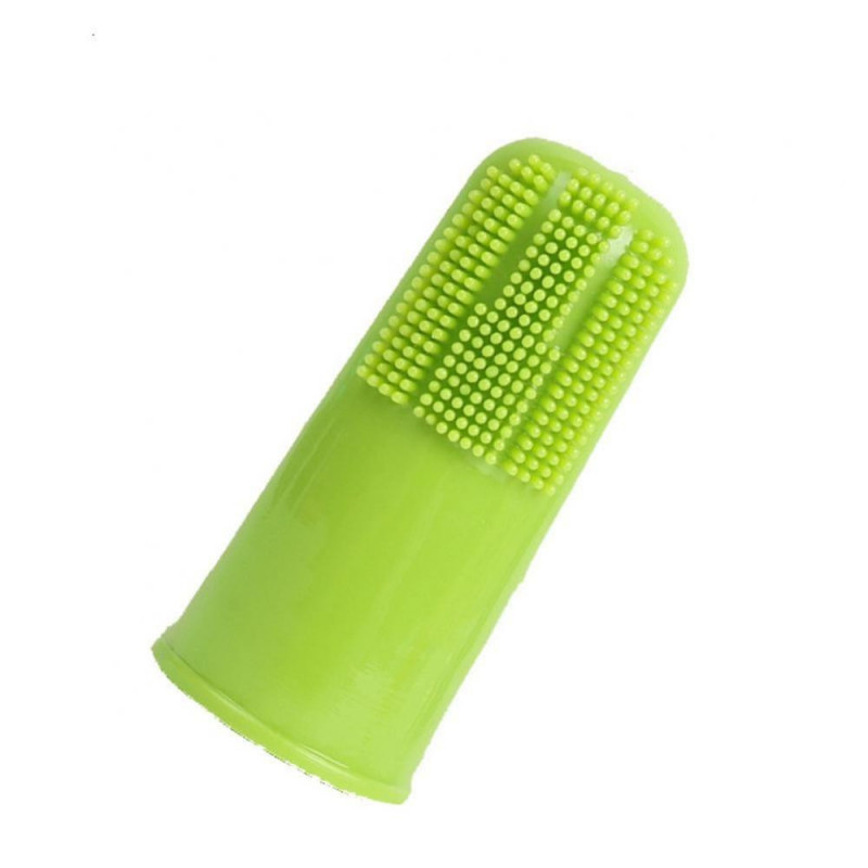 Super Soft Pet Finger Toothbrush Teddy Dog Brush Bad Breath Tartar Teeth Tool Dog Cat Gum Care Cleaning Pet Supplies