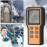 Digital Manometer LCD Display Switchable 12 Pressure Units Adjustable Indoor Temperature Measurement Tool Pipes