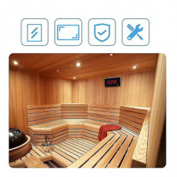 Thermomètre de piscine avec écran LED et thermomètre à sonde étanche Fish Tank Température extérieure Me