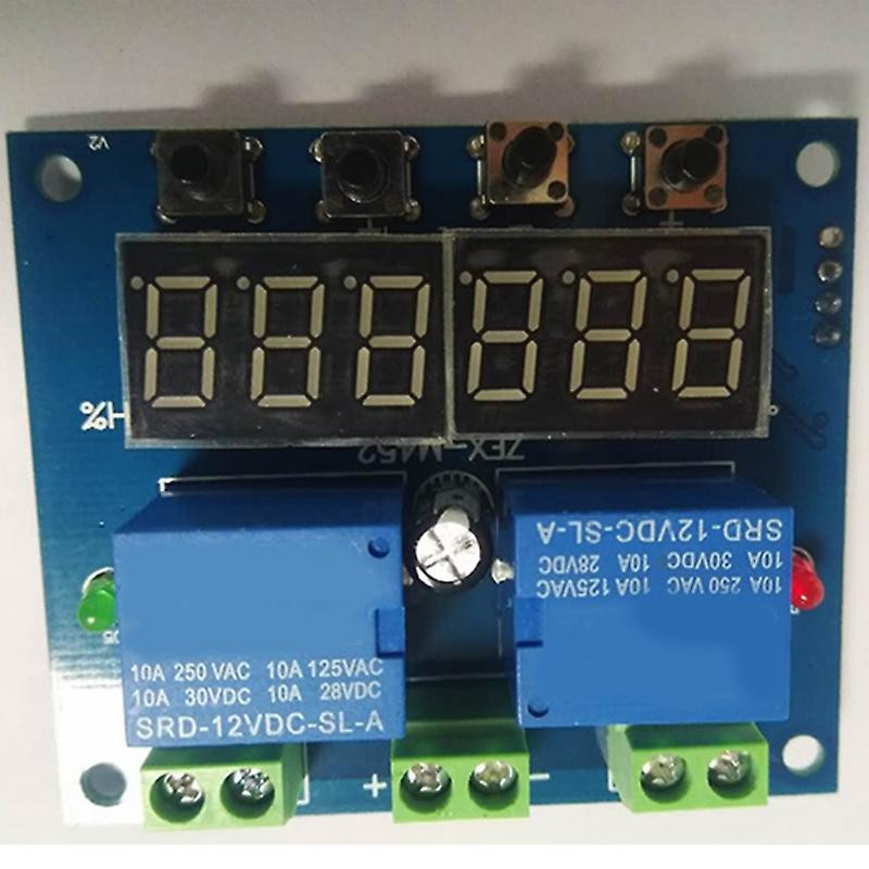 XH-M452 Humidity LED Digital Thermostat Hygrostat DC 12V Household Temperature Humidity Controller