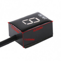 Motorcycle Gear Display 6 Speed Motorcycle Digital Display LED Indicator for 696 796 1100 Blue Ligh