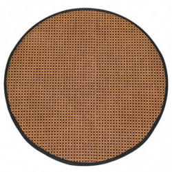 Rattan Woven Cool Mat Summer Heat-Relief Ice Mat to Cool Down Pet Bite-Resistant Mat