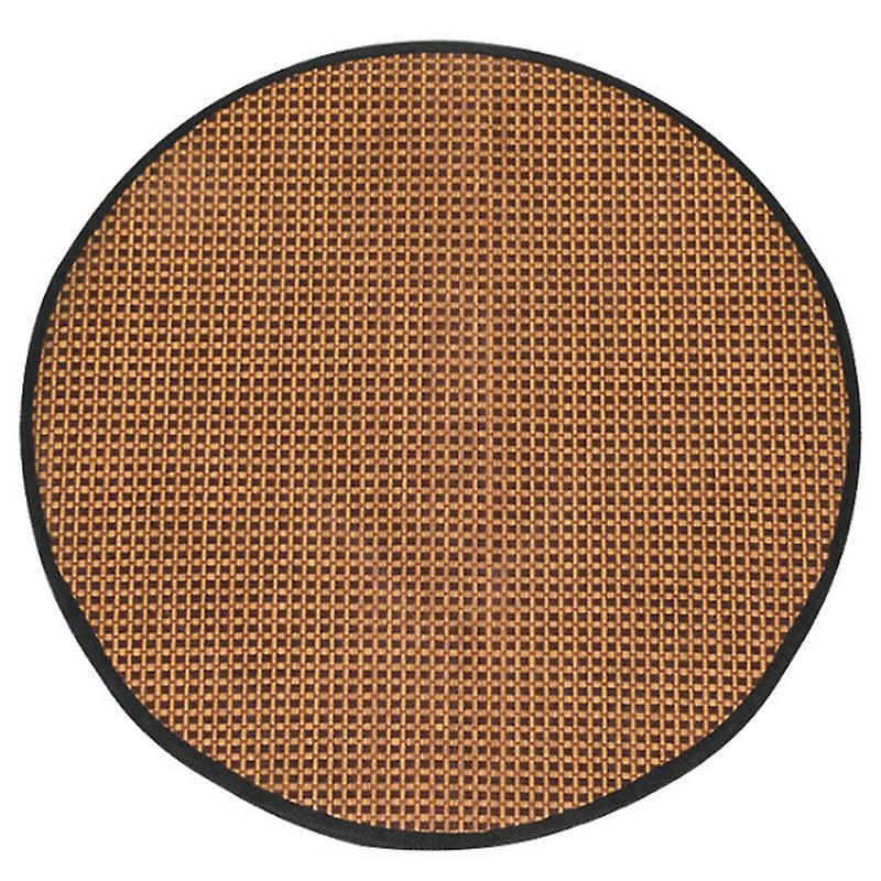 Rattan Woven Cool Mat Summer Heat-Relief Ice Mat to Cool Down Pet Bite-Resistant Mat