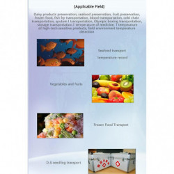 PDF12H1 Temperature Recorder, Portable, and High Stability Disposable PDF Temperature Recorder