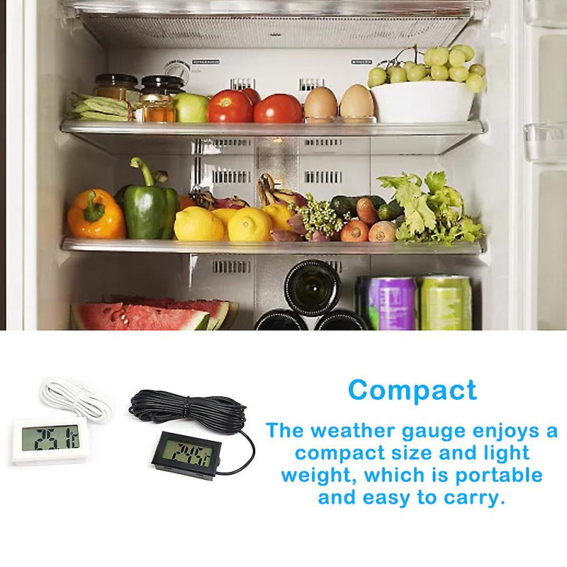 Digital Probe Temperature Humidity Meter Lcd Display