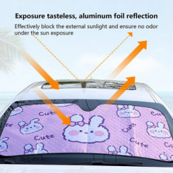 Cartoon Car Sunshade Aluminum Film Printing Summer Interior Supplies Universal Anti-ultraviolet Sunscreen Heat [...]