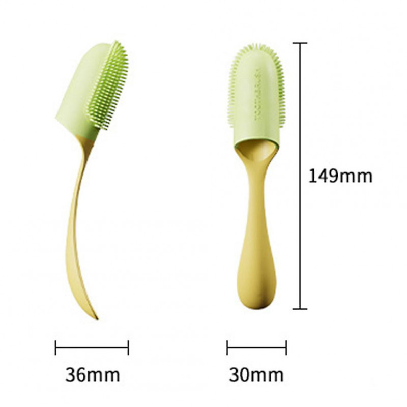 Mulit Colored Pet Toothbrushes with Handle Easy Cleaning Pet Teeth Cleaning Tool Pet Supply