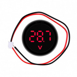 Dc 4-100v Led Digital Display Round Two-wire Voltmeter Dc Digital Car Voltage Current Meter Volt Detector Tester [...]