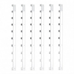 6Pcs Durable Metal Beehive Frame Strips Spacers Beekeeper Beekeeping Tool Equipment