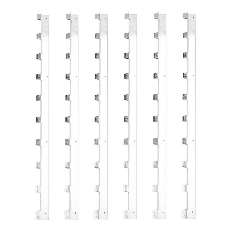 6Pcs Durable Metal Beehive Frame Strips Spacers Beekeeper Beekeeping Tool Equipment