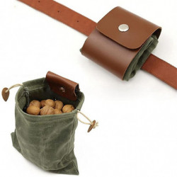 Dog Treat Bag, 2 Pieces Folding Oxford Cloth Poop Pouch, Waterproof Leather Dog Treat Pouch For Travel, Camping, Hiking Dog Treat Bag, 2 Pieces Folding Oxford Cloth Poop Pouch, Waterproof Leather Dog Treat Pouch For Travel, Camping, Hiking