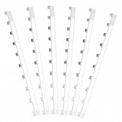 6Pcs Durable Metal Beehive Frame Strips Spacers Beekeeper Beekeeping Tool Equipment