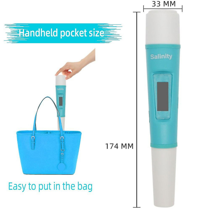 Sa-387s Salinity Meter Waterproof Salinometer Halometer Salt Gauge Salty Brine Seawater Food Salinity Tester With [...]
