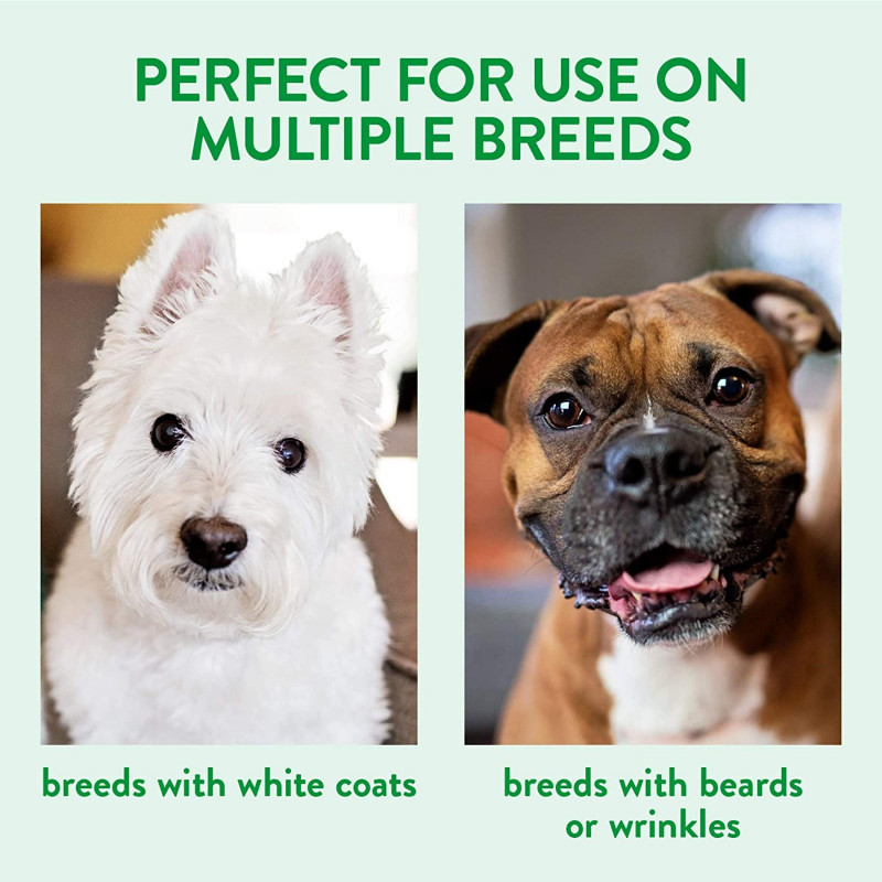 TropiClean Dog Tear Stain Remover Farine d’avoine et myrtille