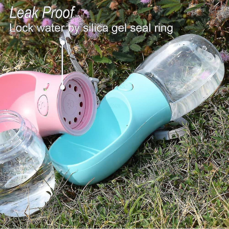 Bouteille d’eau pour chien, bouteille d’eau portable pour animaux de compagnie pour marcher à l’épreuve des fuites Pupp