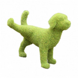 Garden Pet Dog Ornament Long Lasting Resin Lifelike Vivid For Patio Colorfast