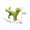 Garden Pet Dog Ornament Long Lasting Resin Lifelike Vivid For Patio Colorfast