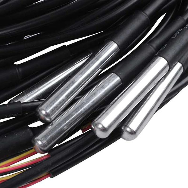 20Pcs/Lot Waterproof DS18B20 Temperature Probe Temperature Sensor 18B20