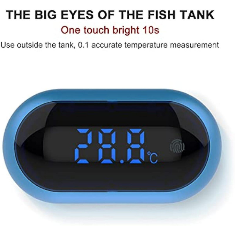 Fish Tank Thermometer Aquarium Thermometer Led Digital Display High Precision Water Temperature Meter Reptile Box [...]