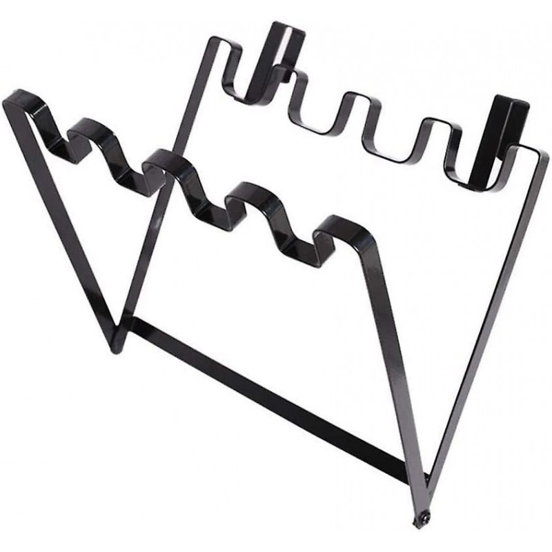 Kitchen Garbage Gadgets Cabinet Plastic Bag Holder Hanging Trash Rubbish Bag Trash Rack Garbage Bag Holder (black)(1pc)