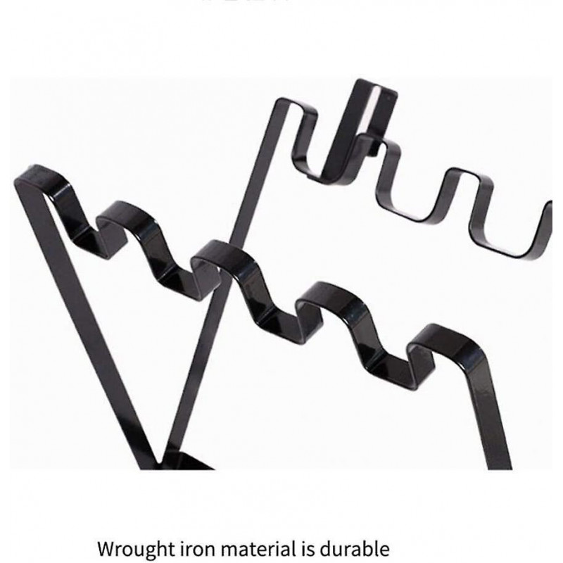 Kitchen Garbage Gadgets Cabinet Plastic Bag Holder Hanging Trash Rubbish Bag Trash Rack Garbage Bag Holder (black)(1pc)